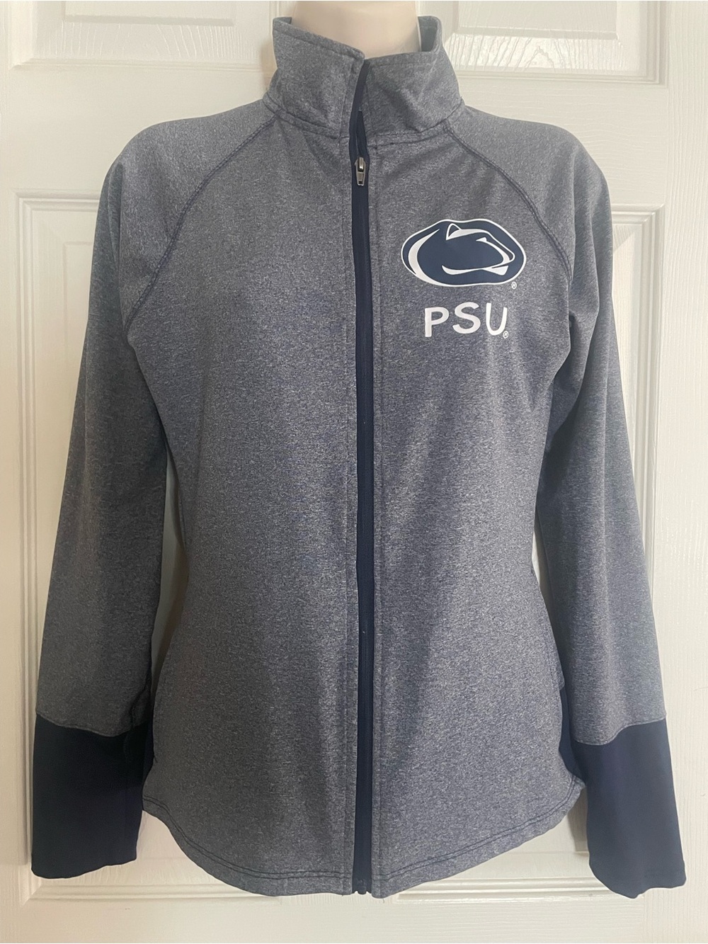 Women's Penn State Gray‎ Full-Zip Jacket Size Small